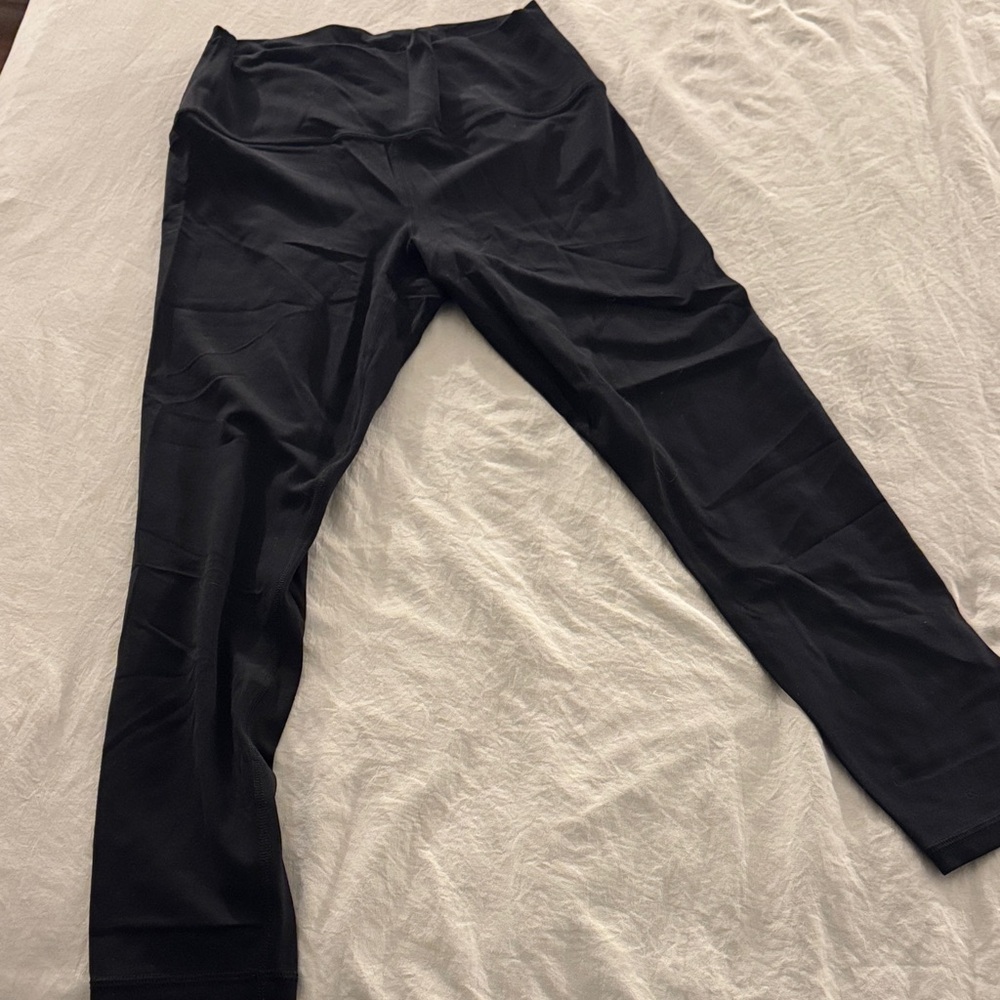 Athleta Transcend 7/8 Black Leggings